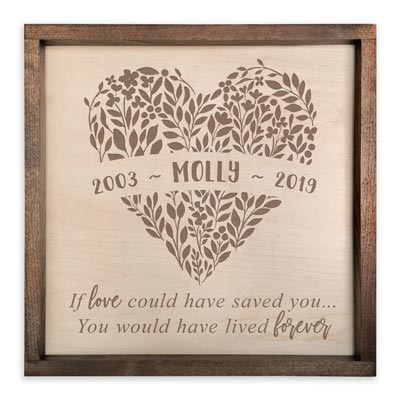 Personalized Sympathy Gift Plaque for Grieving Friend