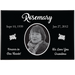 1" Thick Personalized Granite Flat Headstone - Sample