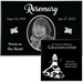 1" Thick Personalized Granite Flat Headstone
