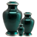 Shiny Turquoise Brass Urn
