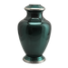 Shiny Turquoise Brass Urn - Adult