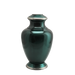 Shiny Turquoise Brass Urn - Medium/Small