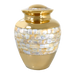 Brass Mother of Pearl Cremation Urn - Adult