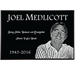 2" Thick Personalized Granite Flat Headstone - Front Sample