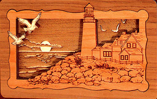 Lighthouse Scene - Companion Urn