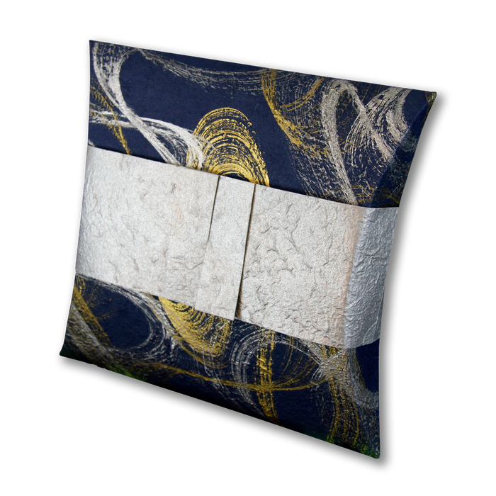 Biodegradable Water Burial Urn - Large in Gilded Sapphire