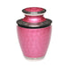 Pink Nickel Plated Brass Urn