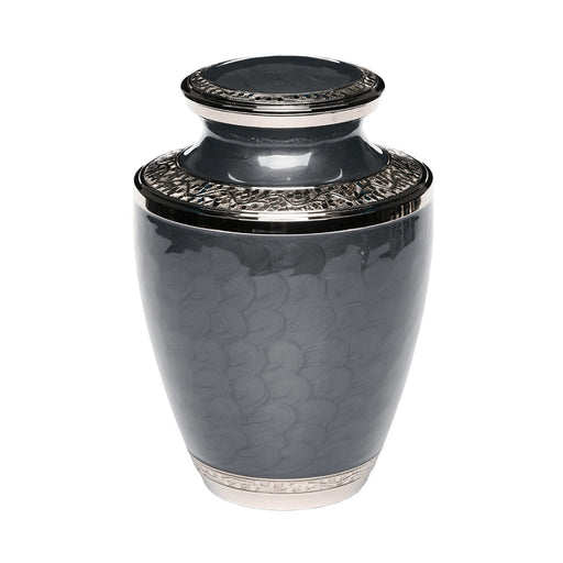 Charcoal Black Nickel Plated Brass Urn