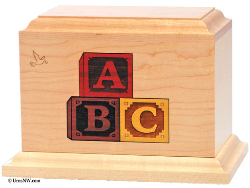 ABC Blocks Child Urn