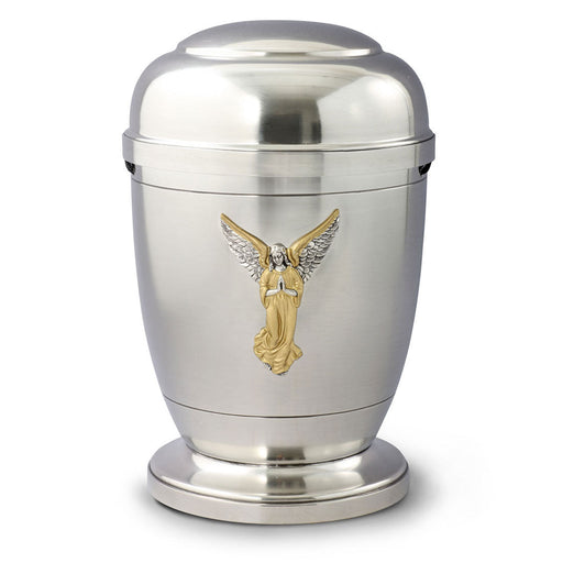 Guardian Angel Pewter Urn