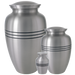 Traditional Pewter Cremation Urn - All Sizes