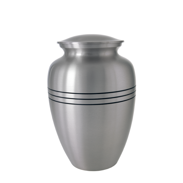 Traditional Pewter Cremation Urn - Medium/Small