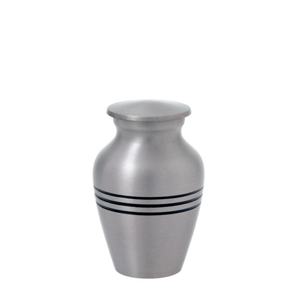 Traditional Pewter Cremation Urn - Keepsake