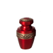 Scarlet Brass Cremation Urn - Keepsake