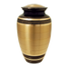 Black & Brass Cremation Urn - Adult