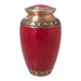 Cherry Red Brass Cremation Urn - Adult