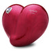 Loveheart - Heart-Shaped Metal Cremation Urn - In red engraving sample