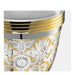 Ornate Floral Cremation Urn in Brass - Detail