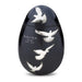 Nirvana Oval Brass Cremation Urn with Doves - Engraving sample