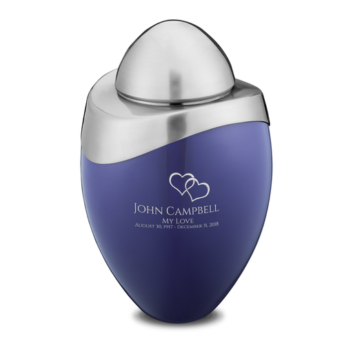 Amore - Blue & Brushed Pewter