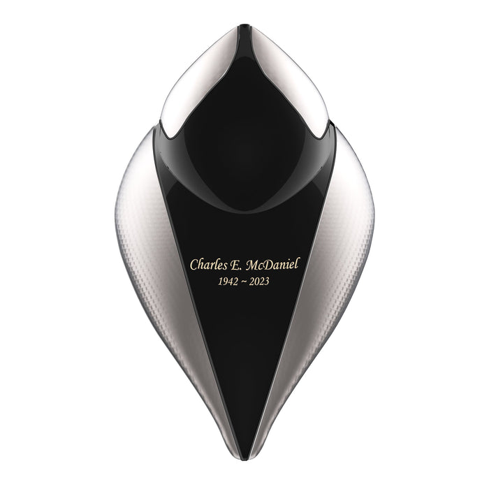 Soul Bird Brass Cremation Urn Sculpture (Male) - Engraving Sample