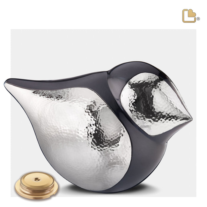 Soul Bird Brass Cremation Urn Sculpture (Female)