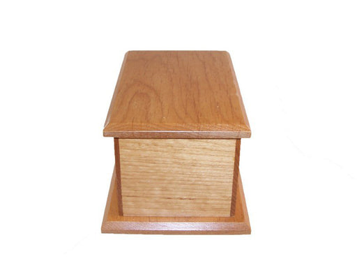 Alder Wood Pet Urn - 50 Cubic Inches