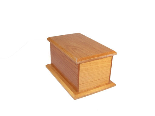 Alder Wood Pet Urn - 25 Cubic Inches