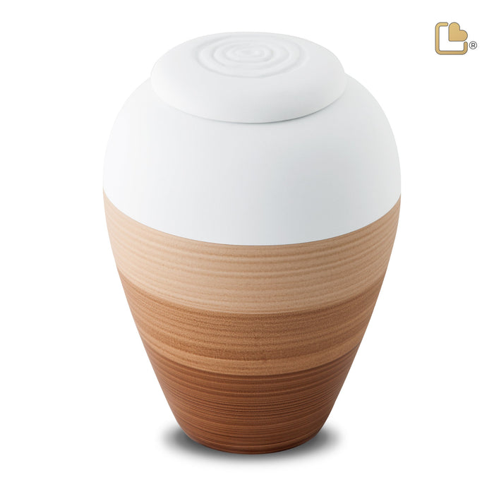Biodegradable Vase Shaped Clay Urn