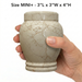 Calla - Crema Marfil Marble Urn - Mini +
