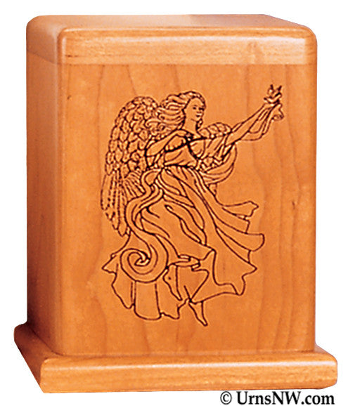 Angel Cherry Keepsake Urn