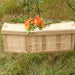 Biodegradable Child Bamboo Casket for Burial or Cremation (live setting)