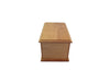 Small Alder Wood Urn - Side view