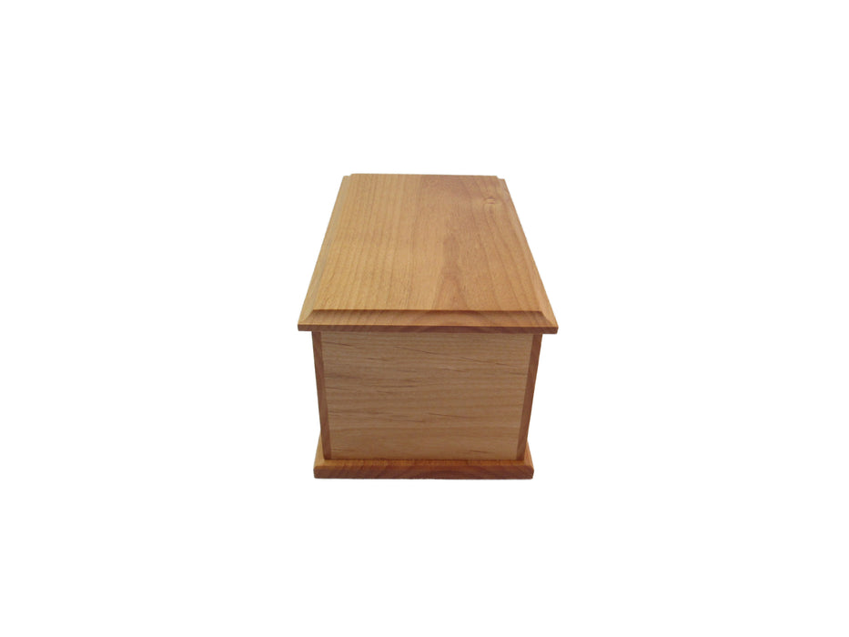 Small Alder Wood Urn - Side view