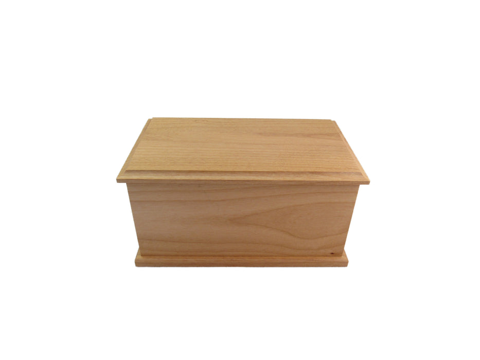 Small Alder Wood Urn - Front view