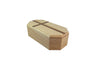 Octagonal Adult Pine Urn with Walnut Cross Inlay