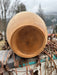 Bottom of Salvaged maple turned urn