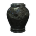 Embrace Green Zebra Marble Urn