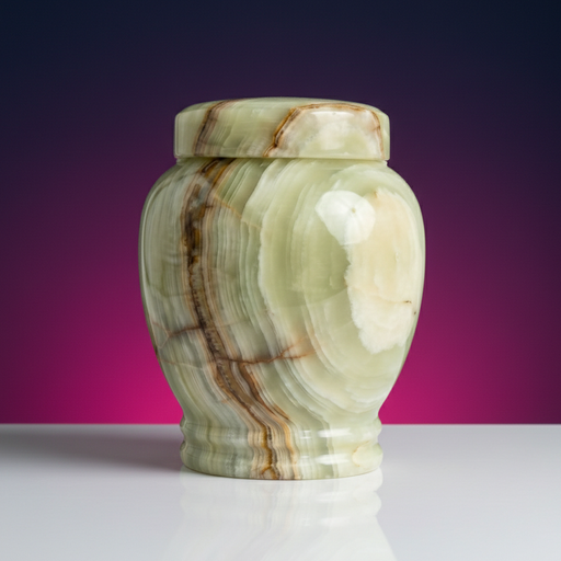 Grün - Light Green Onyx Urn - Alt Setting