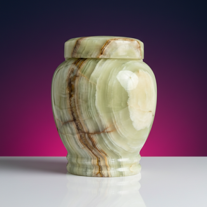 Grün - Light Green Onyx Urn - Alt Setting