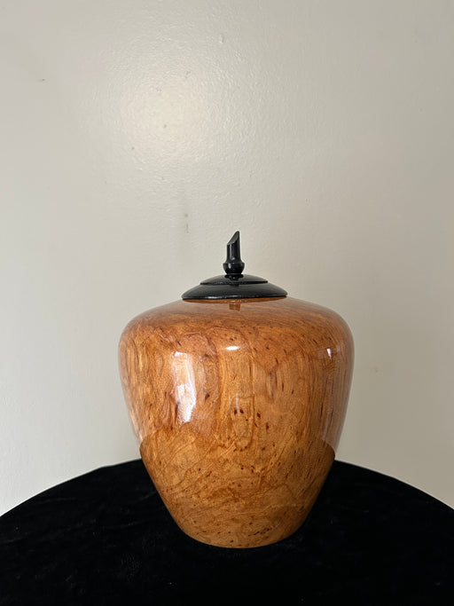 Spalted Birch Hand Turned Urn