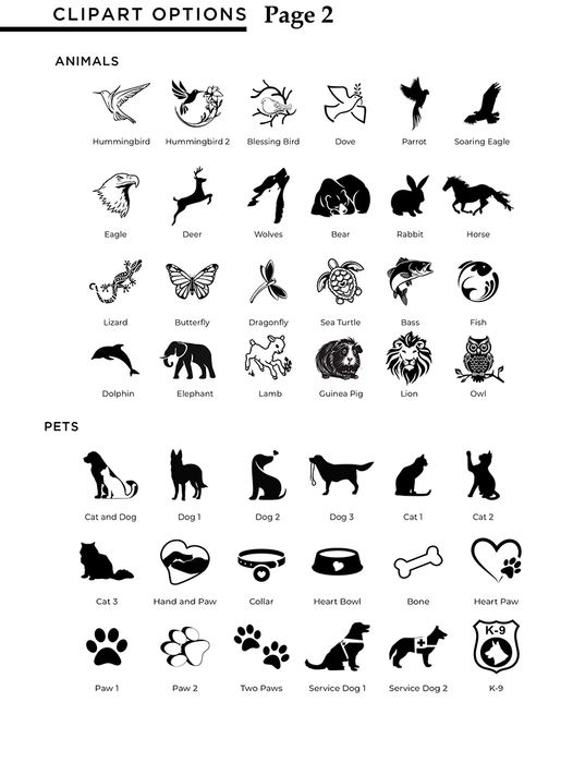 Clipart Options Page 2