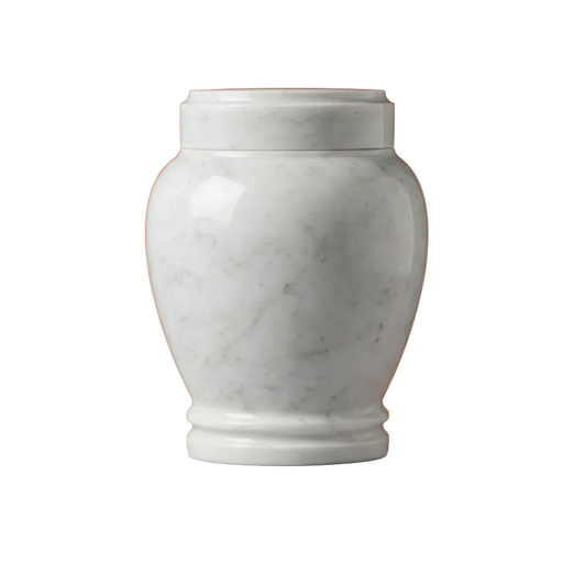 Luna - Carrara White Marble Urn