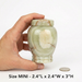 Grün - Light Green Onyx Urn - Mini