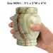 Grün - Light Green Onyx Urn - Mini +