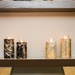 Marble Candle Holder Keepsake Urn - Live setting