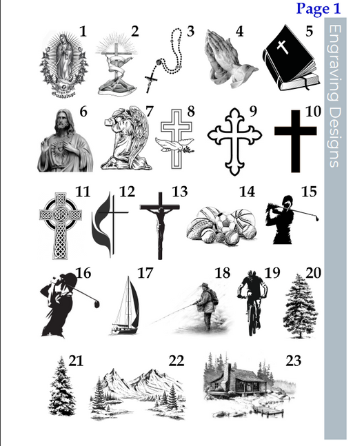 Designs Page 1: 1-23