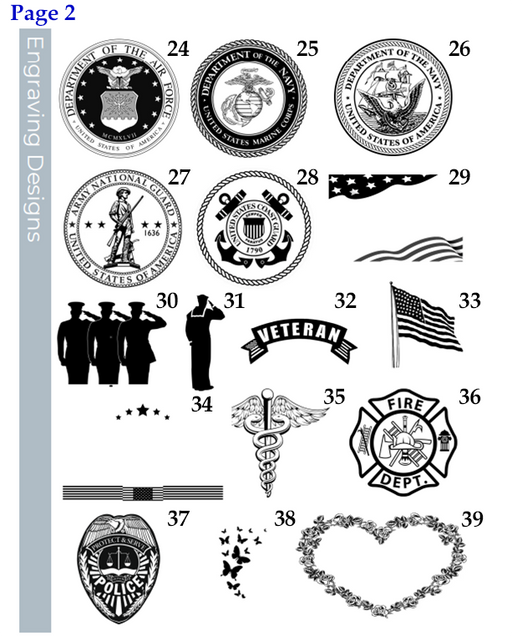 Designs Page 2: 24-39