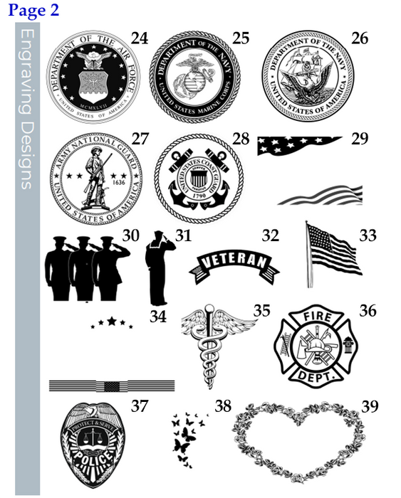 Designs Page 2: 24-39