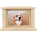 Full Rectangle Photo Framed Wooden Pet Urn - maple